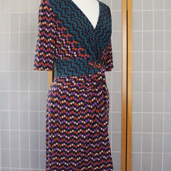 Multi Color Fall Dress - Picture 2 of 5